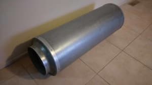 Iso Max inline Carbon Filter / Muffler / Noise Reducer / Silencer