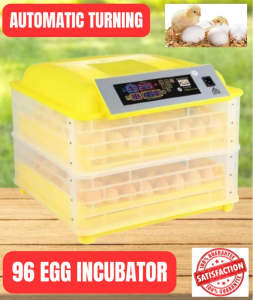 96 Egg Incubator Automatic Turning LED - Limited Stock