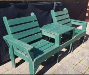 SOLD - PENDING PICK UP (no more queries pls) outdoor garden seat set