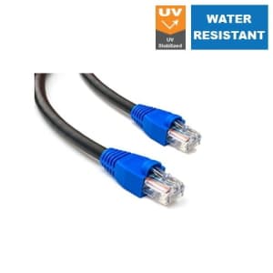 OUTDOOR Network Ethernet Patch Lead Cat. 5E UV stabilized 50cm - 100m