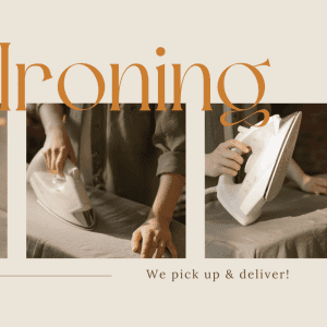 Lady Ironer required to iron clothing(CLAYTON)(Expert Ironing )