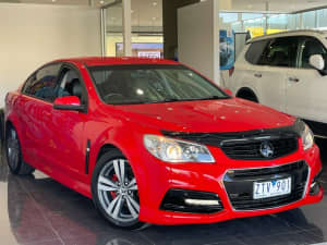 2013 Holden Commodore VF MY14 SV6 Red 6 Speed Sports Automatic Sedan