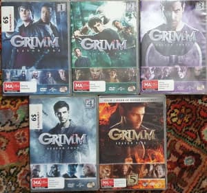 Grimm TV Series Seasons 1-5 DVD - Seasons 1,2,3,4,5
