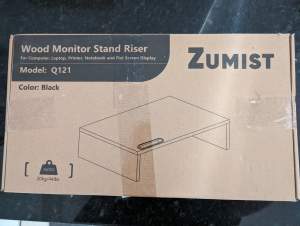Zumist wooden monitor stand