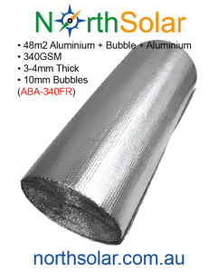 (ABA 340FP) 48m2 Aluminium Bubble Insulation FIRE PROOF