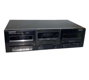 Kenwood KX-W1060 Dual Twin Cassette Deck, Dolby, 2 Tape Type restd WTY