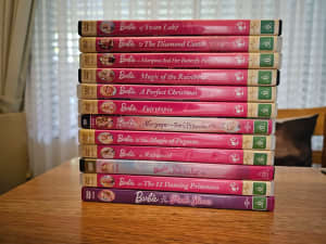 Barbie Movie DVDs varous titles bulk lot