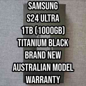 Samsung S24 Ultra Black Titanium 1TB Brand New 