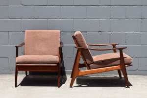 Pair of Parker Rattan Armchairs (Circa 1960s)