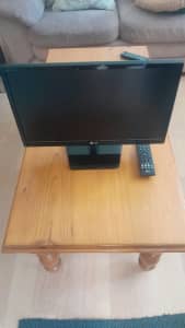LG 22inch TV on adjustable stand