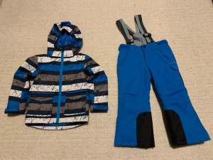 Kids ski jacket (size 3), ski pants (size 2) - $50