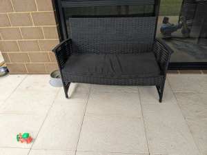 3 piece outdoor furniture with side table