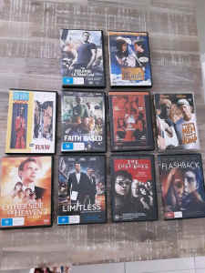 10 assorted DVDs all for $4.00