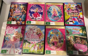 Assorted Barbie DVDs - bundle