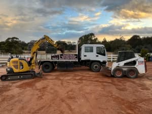 Bobcat Hire /Tipper Truck/ Excavator hire and supply of raw materials