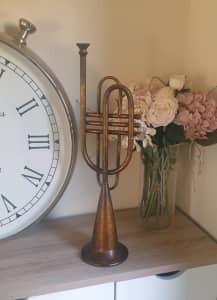Custom made Replica Brass Bugle/ Trumpet Ornament / now selling $80