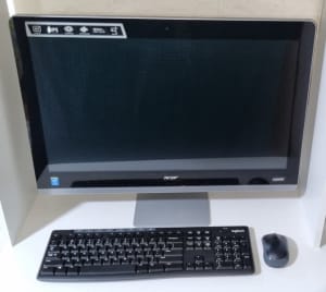 Acer Aspire Z3-711 23.8in FHD All-in-one, Logitech Keyboard and Mouse