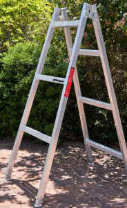 1.8m-2.1m new trestle ladder Australian aluminium scaffold - Canberra