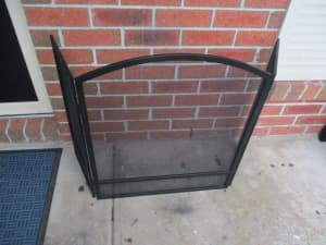 Black Fire Place Screen Fire Screen Safety Protection Screen