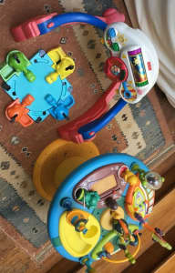 Young kids toys: creative centers, etc.