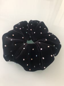 Large scrunchies Diamond Velvet Elastic Hair Bands