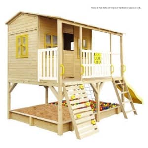 Lifespan kids Winchester Cubby House with Yellow Slide