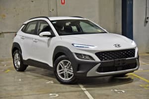 2022 Hyundai Kona OS.V4 MY22 2WD White 8 Speed Constant Variable Wagon