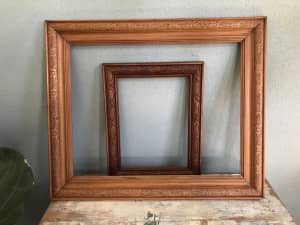 Restored antique frames