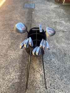 Cobra SS Irons Driver, 3 wood, putter and bag