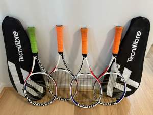 3 x Technifibre Tennis rackets