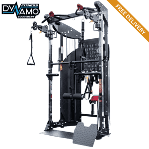 Multi-Functional Trainer 2 x 60kg Weight Stack 13 Attachments Warranty