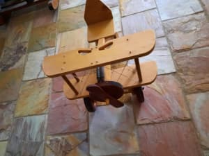 GREAT PRESENT...BEAUTIFULLY CARVED PLANE.