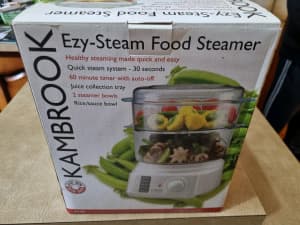 kambrook ezy steam food steamer