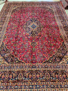 Stunning large Persian handmade soft wool Kashan 388*290cm
Pure wo