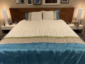 King size quilt cover set