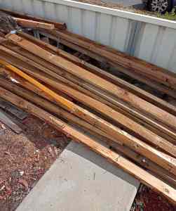 Timber beams various lengths