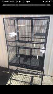 Brand New Rat/Bird Cage on trolley with 3 levels flatpack eftpos avail