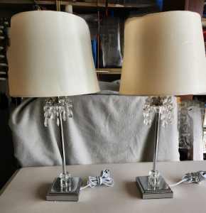 Bedside Lamps x 2
