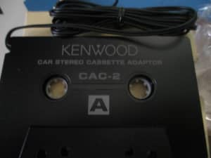 KENWOOD CAR/STEREO CASSETTE ADAPTER FOR MP3/CD ETC NOS