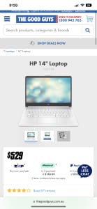 Hp 14” laptop - windows 11 home in s mode