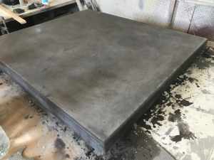 Concrete Fireplace Hearth 900x800x50mm