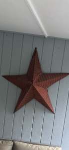 Outdoor decorative hanging star