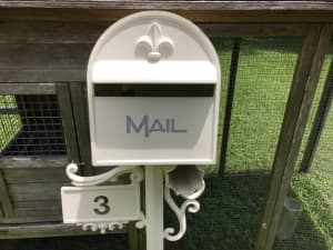 SOLD PENDING PICKUP - Letterbox with Post