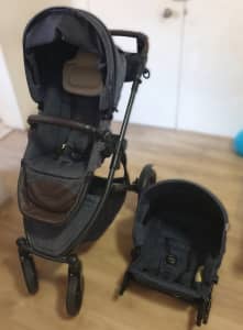 Strider Compact Deluxe Edition Double Pram - Excellent Condition!