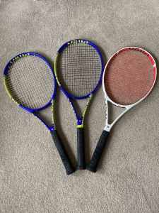 Volkl Tennis Racquets x 3 Very Good Condition 