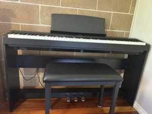 Beautiful Kawai Digital Piano with Stand, Foot-pedals and Seat