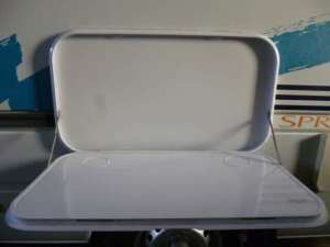 Caravan RV White Picnic Folding External Table 800x450