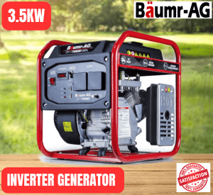 Portable Inverter Generator 3.5kW Max 3.1kW Rated - Limited Stock