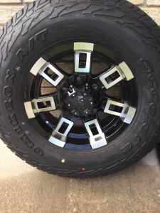 All terrain wheels and tyres