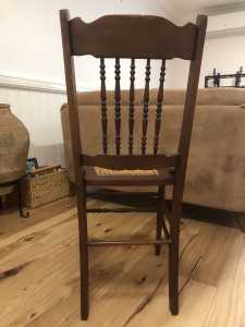 Single antique spindle backed chair.